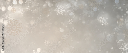 Christmas background with snowflakes photo