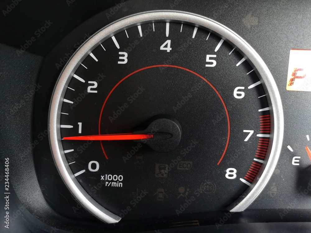 Car RPM meter gauge