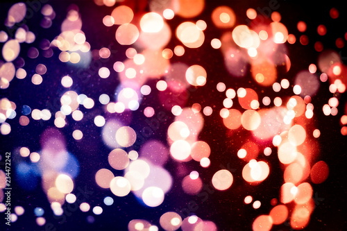 Picture blurred for background abstract and can be illustration to article of bokeh light photo