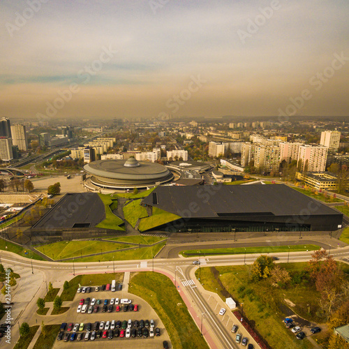 katowice z lotu ptaka photo