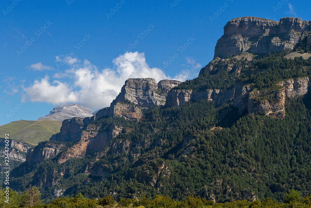 Añisclo canyon in Ordesa national park, Spain