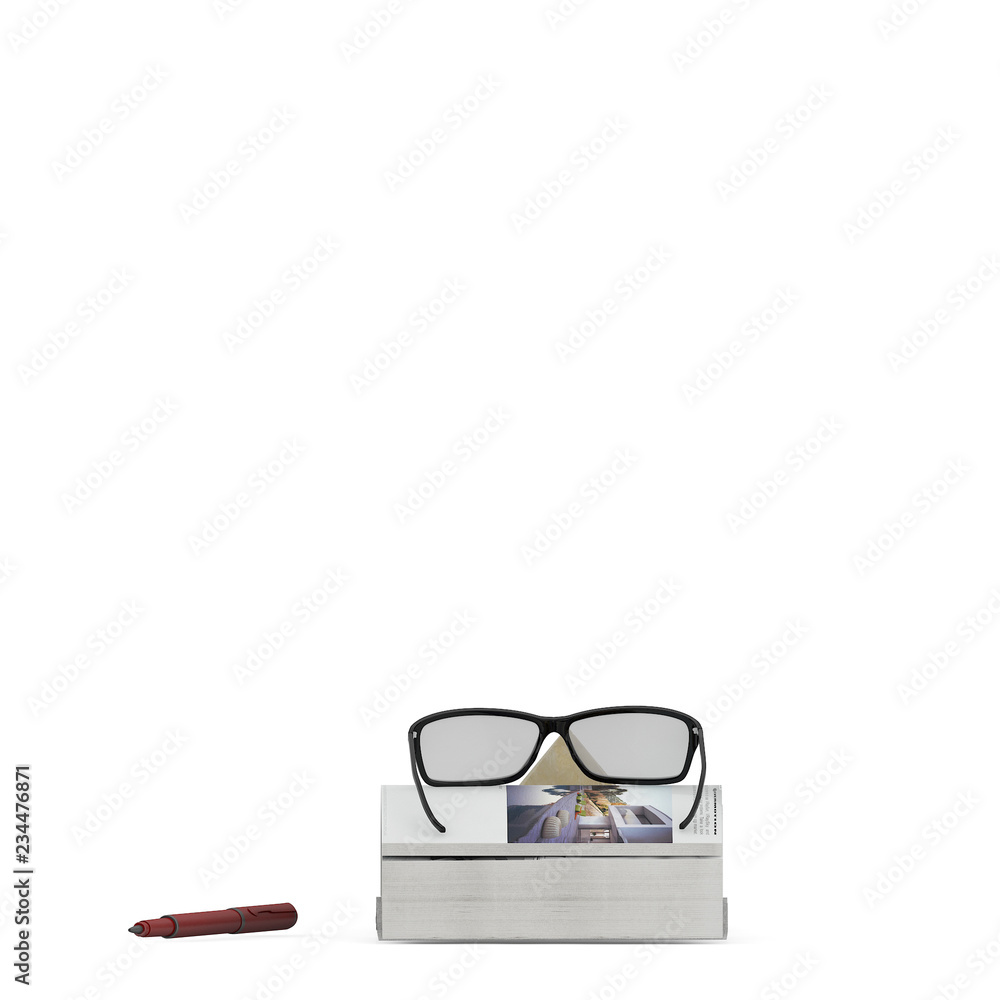 Isometric interior decoration