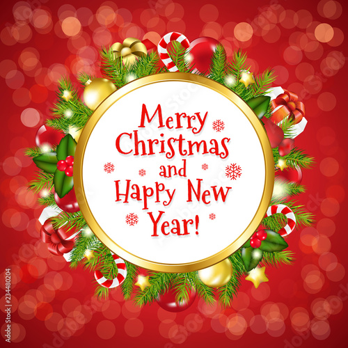 Xmas Vintage Border