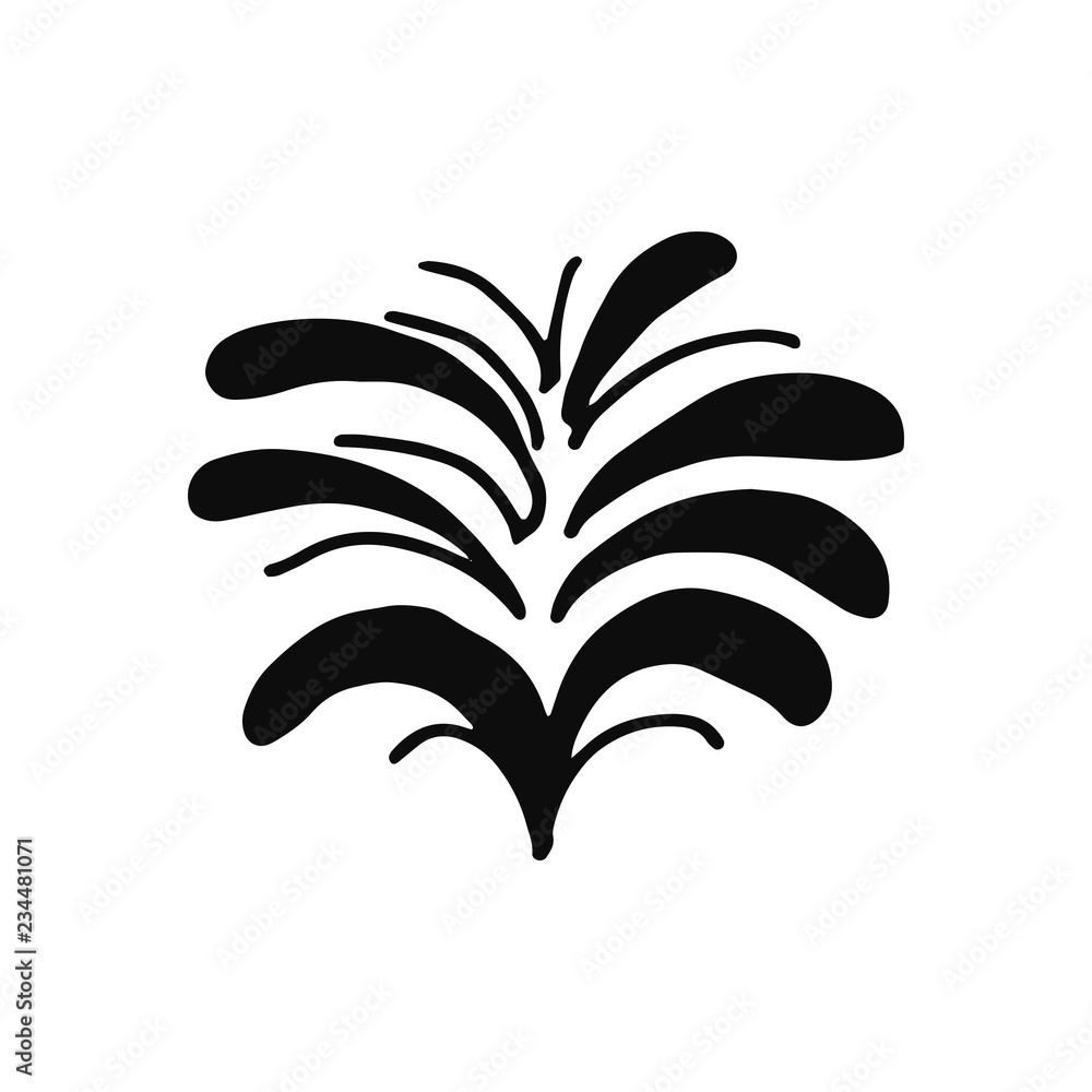 firework silhouette vector icon. isolated object firework silhouette vector icon. isolated object