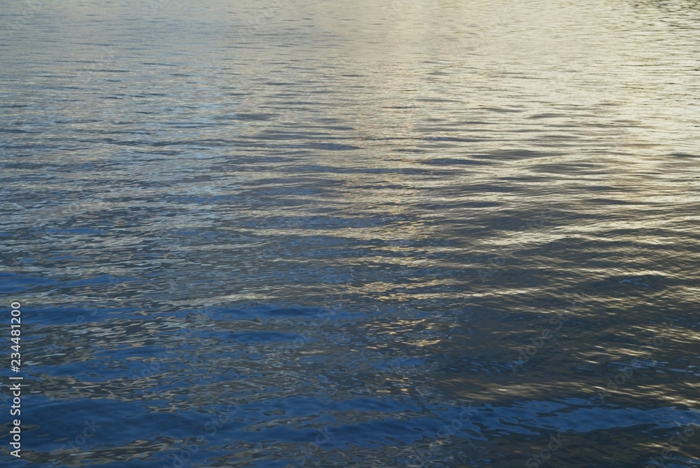 ripples on surface of water