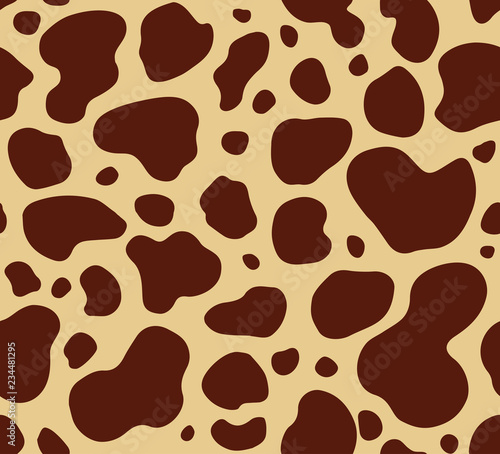 cow texture pattern repeated seamless brown beige lactic chocolate animal jungle print spot skin fur