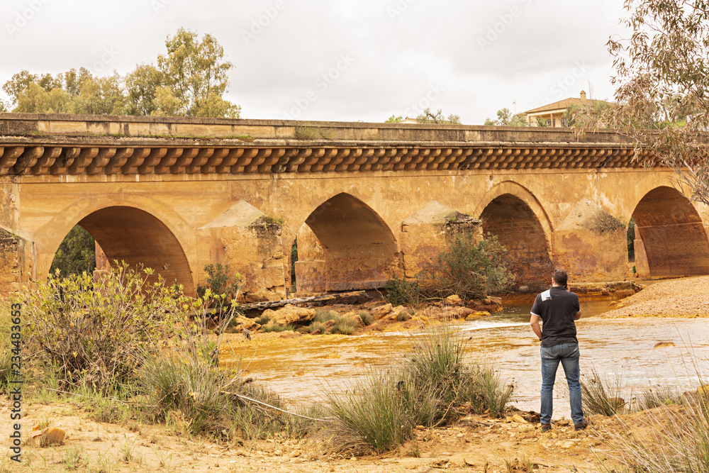 Puente romano en Niebla, Huelva.