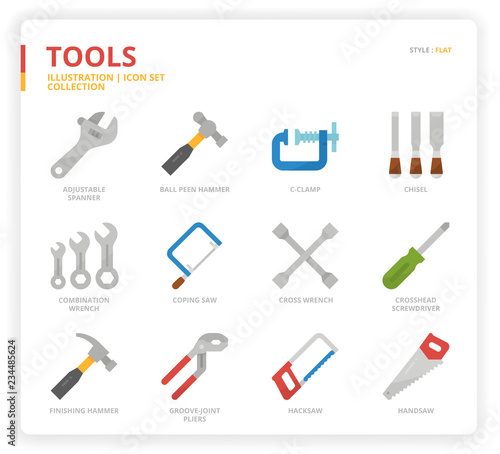 Tool icon set