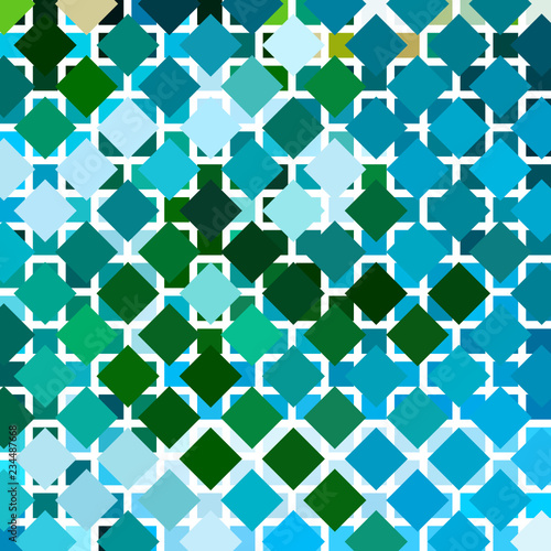 Chaos colored mosaic on glass
