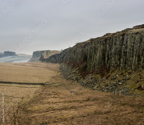 walking along the England and Scotland Border