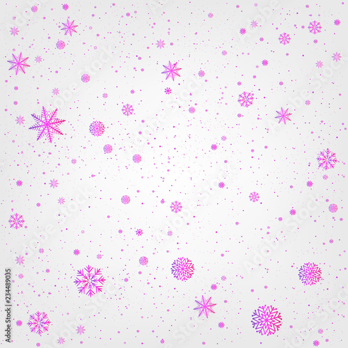 pink and purple snowfall background