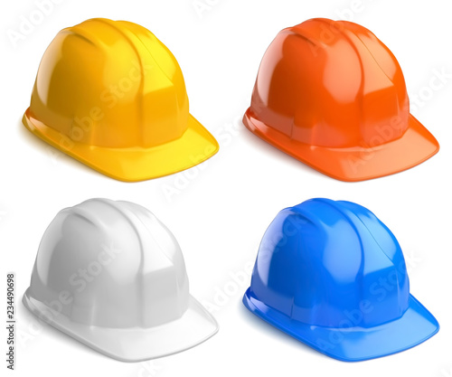 Casques de chantier vectoriels 11