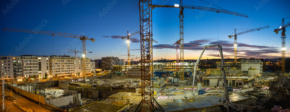 Baustelle Bildungscampus Nordbahnhof