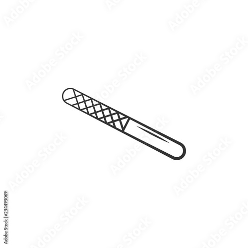 Nailfile icon. Element of woman makeup icon for mobile concept and web apps. Detailed Nailfile icon can be used for web and mobile