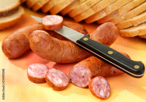 POLISH SAUSAGES AND BREAD