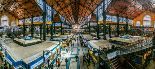 Canvas Print Budapest, Mercato coperto