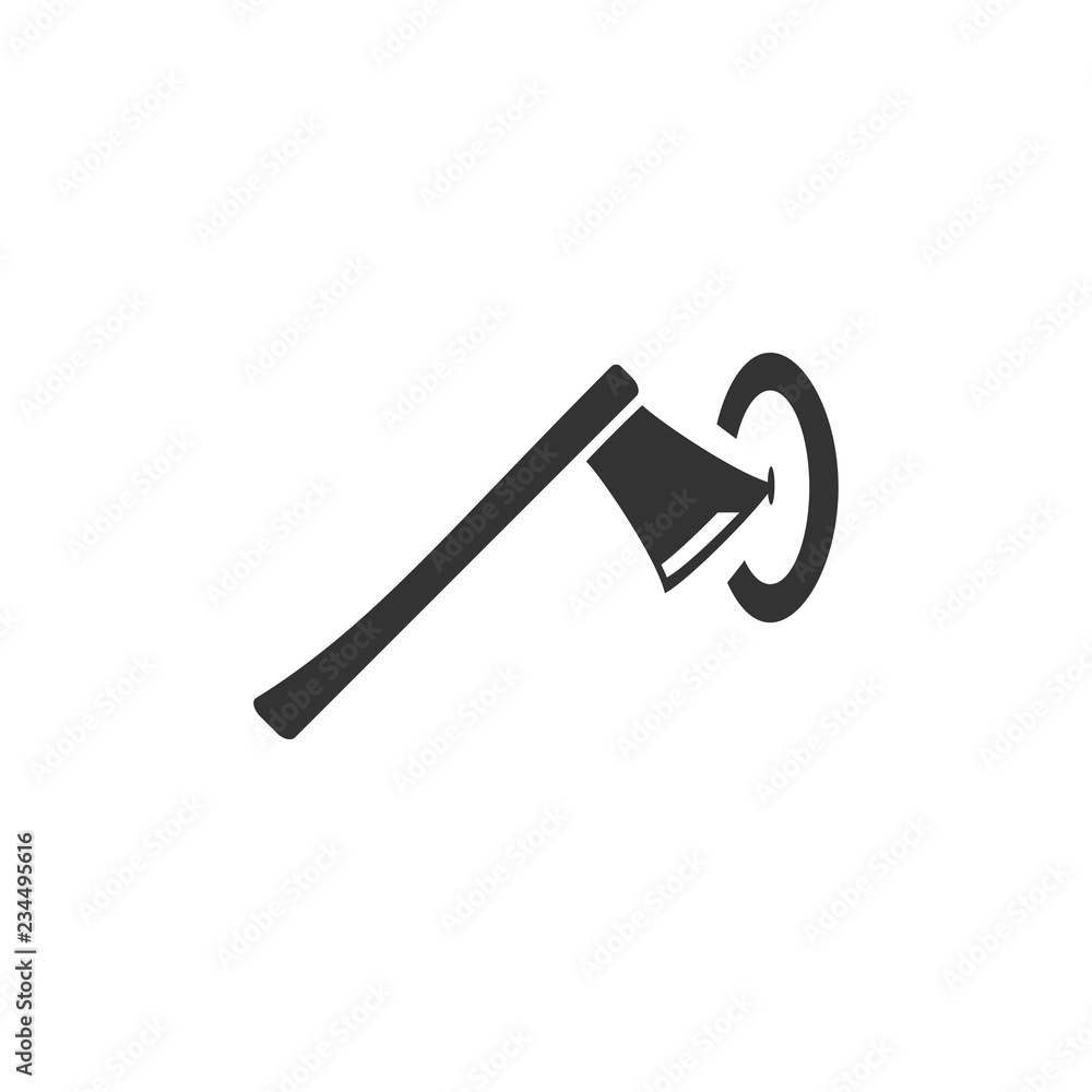 Target. Black Icon Flat on white background Target. Black Icon Flat on white background