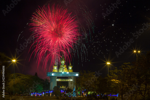 fireworks , fireworks in sakon nakhon , fireworks in thailand ,fireworks countdown ,happy new year,Merry Christmas.