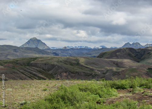 Beautiful landscape of Thorsmork Nature Reserve, South Iceland, Europe
