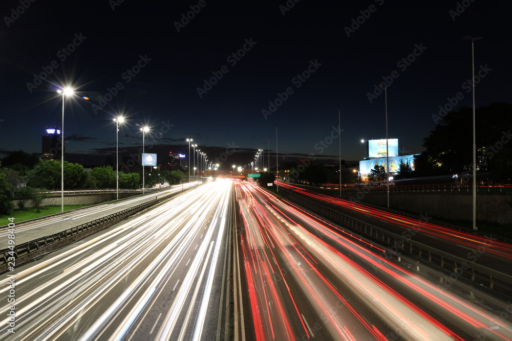 Fototapeta premium Long Exposure Highway