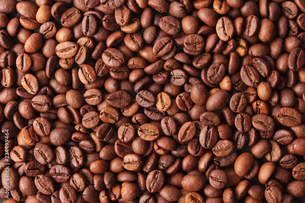 Background of coffee beans. Background of coffee beans.
