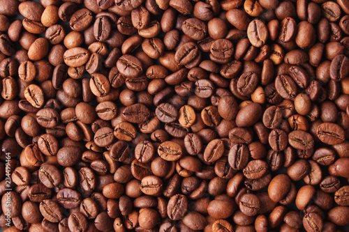 Background of coffee beans.