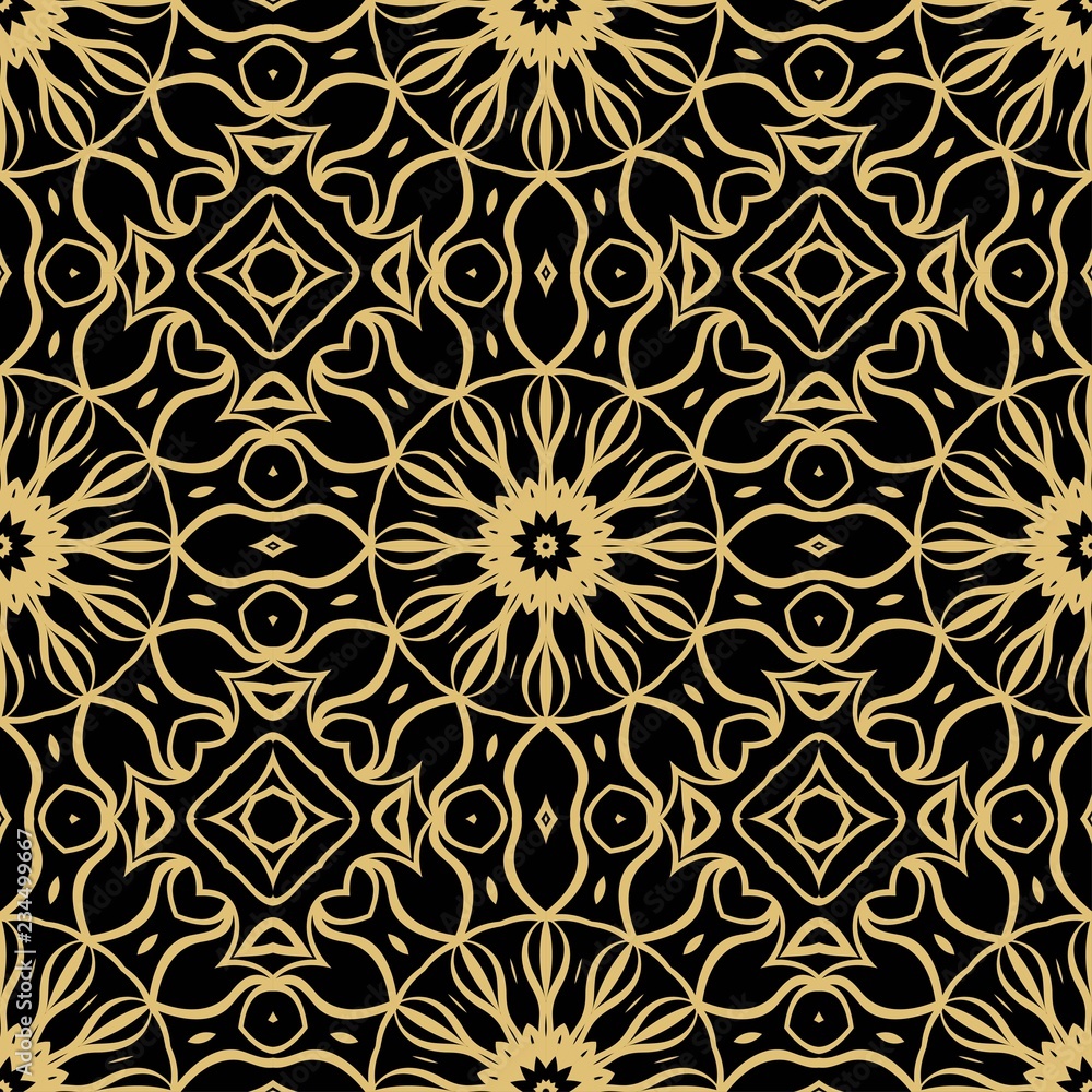 Abstract Vector of flower seamless pattern. paper for scrapbook