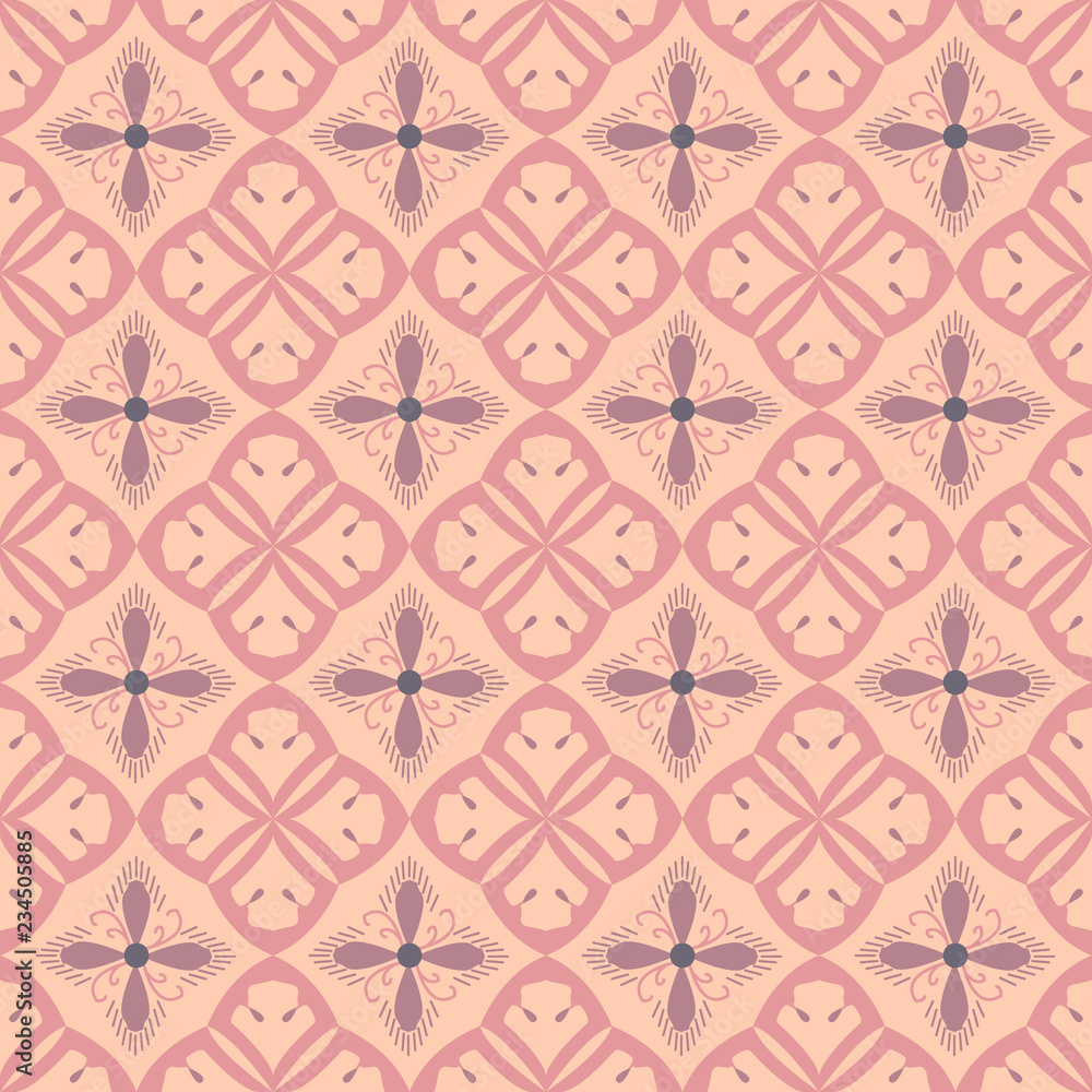 Pink royal pattern. The Seamless vector background Pink royal pattern. The Seamless vector background