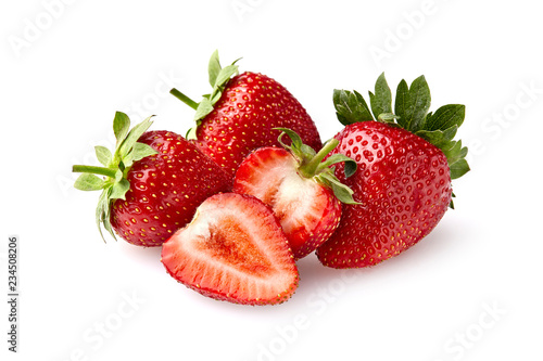 Strawberry Isolated on White Background