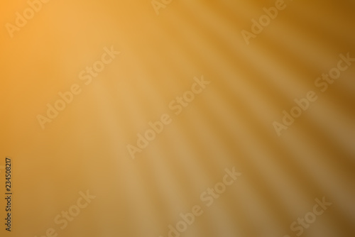 the blurred  background from orange light on the toddy palm leaf
