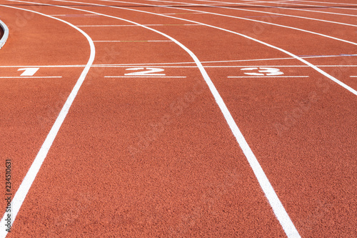 Red Running Track