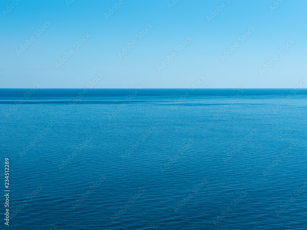 background of sea with blue sky