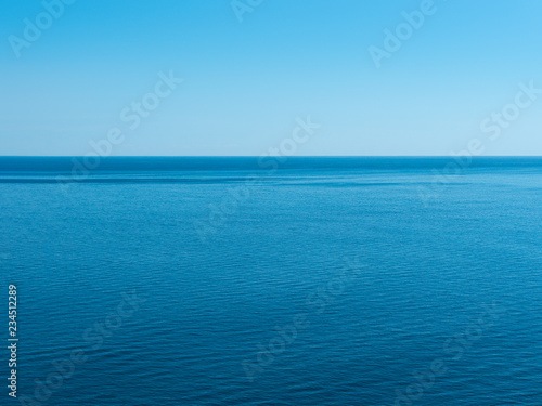 background of sea with blue sky
