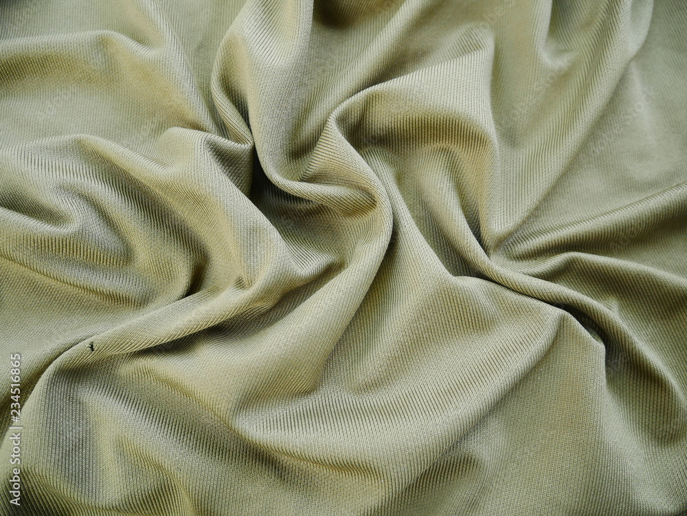Obraz premium background of fabric,texture of green silk cloth