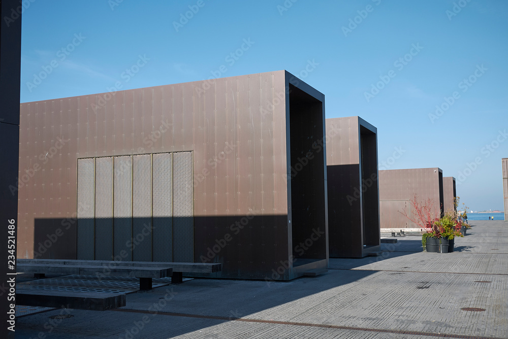 Copenhagen, Denmark - October 10, 2018: View of Ofelia Plads Copenhagen, Denmark - October 10, 2018: View of Ofelia Plads