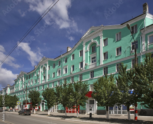 Main street in Dzerzhinsk. Nizhny Novgorod Oblast. Russia photo