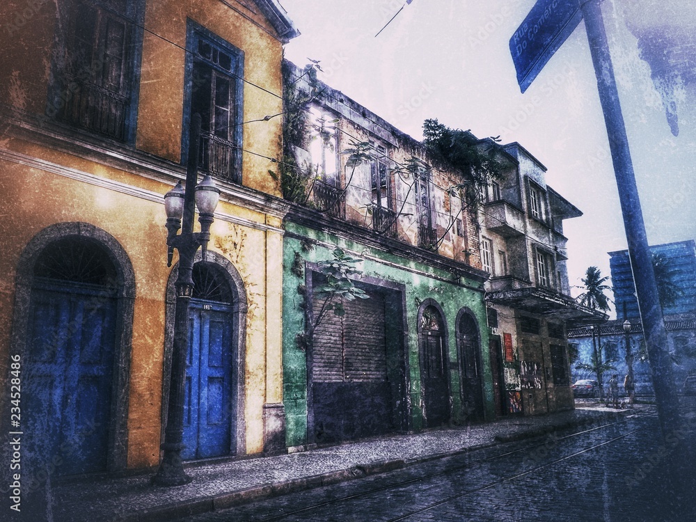 Fototapeta premium fachadas