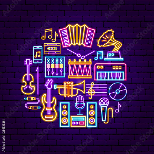 Music Neon Concept