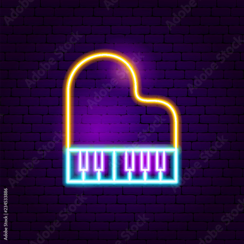 Piano Neon Sign