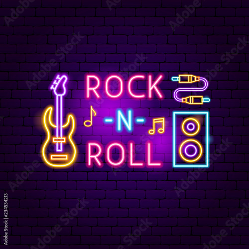 Rock N Roll Neon Sign