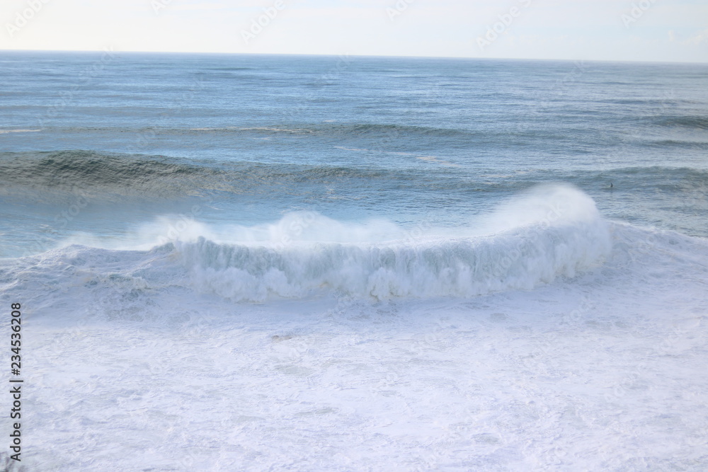 Fototapeta premium Big Waves Nazaré, Portugal