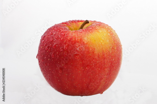 ripe apple grown in the garden