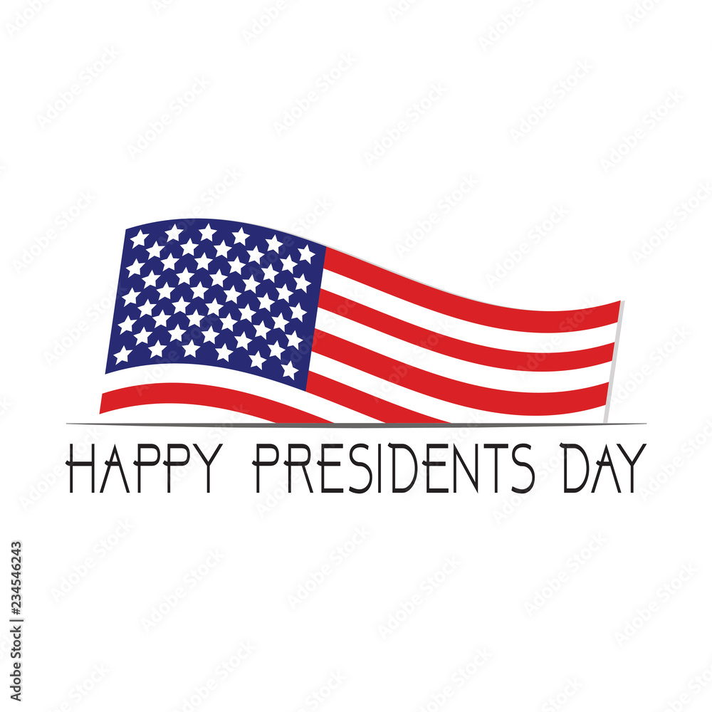 Fototapeta premium Happy Presidents day