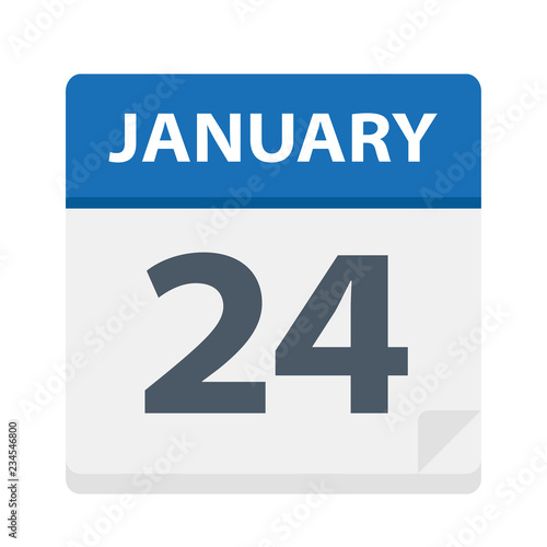 January 24 - Calendar Icon