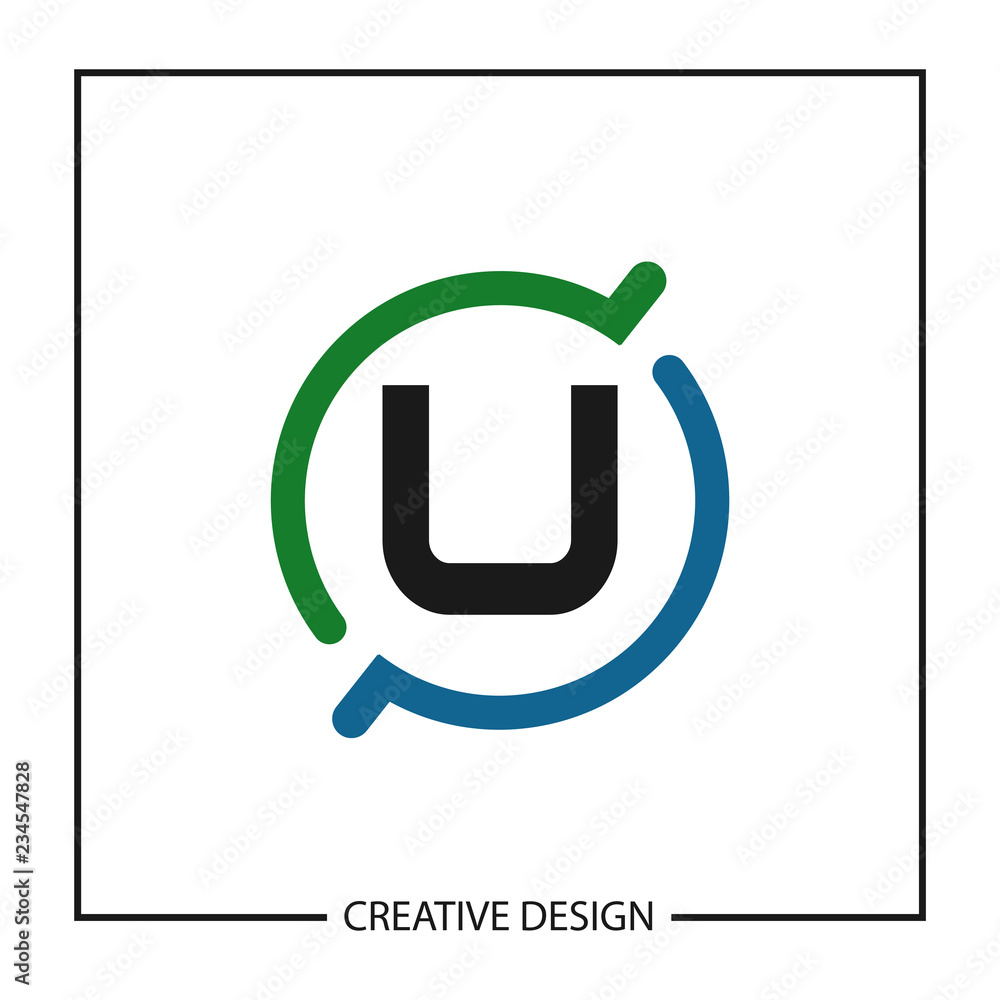 Initial Letter U Logo Template Vector Design Initial Letter U Logo Template Vector Design