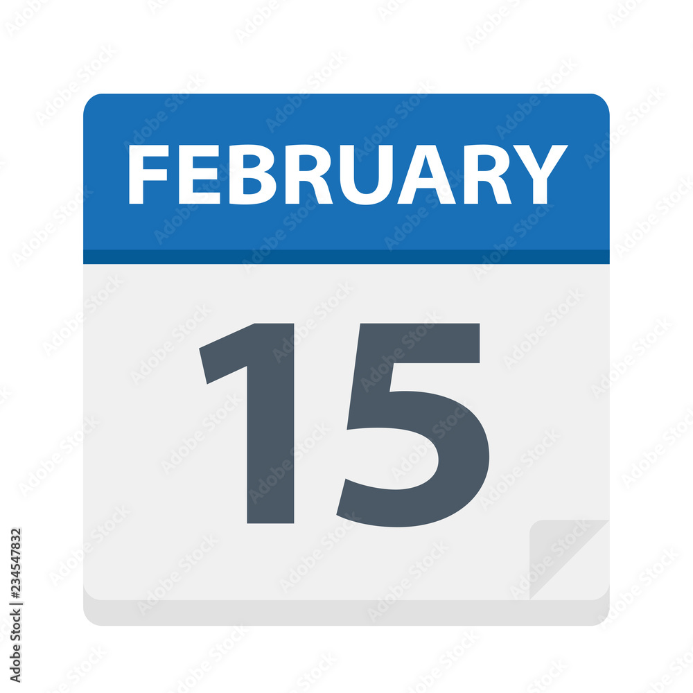 February 15 - Calendar Icon February 15 - Calendar Icon