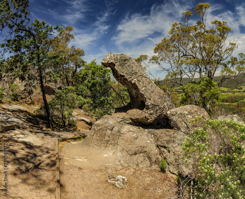 Hanging rock-a mystical place in Australia  Victoria