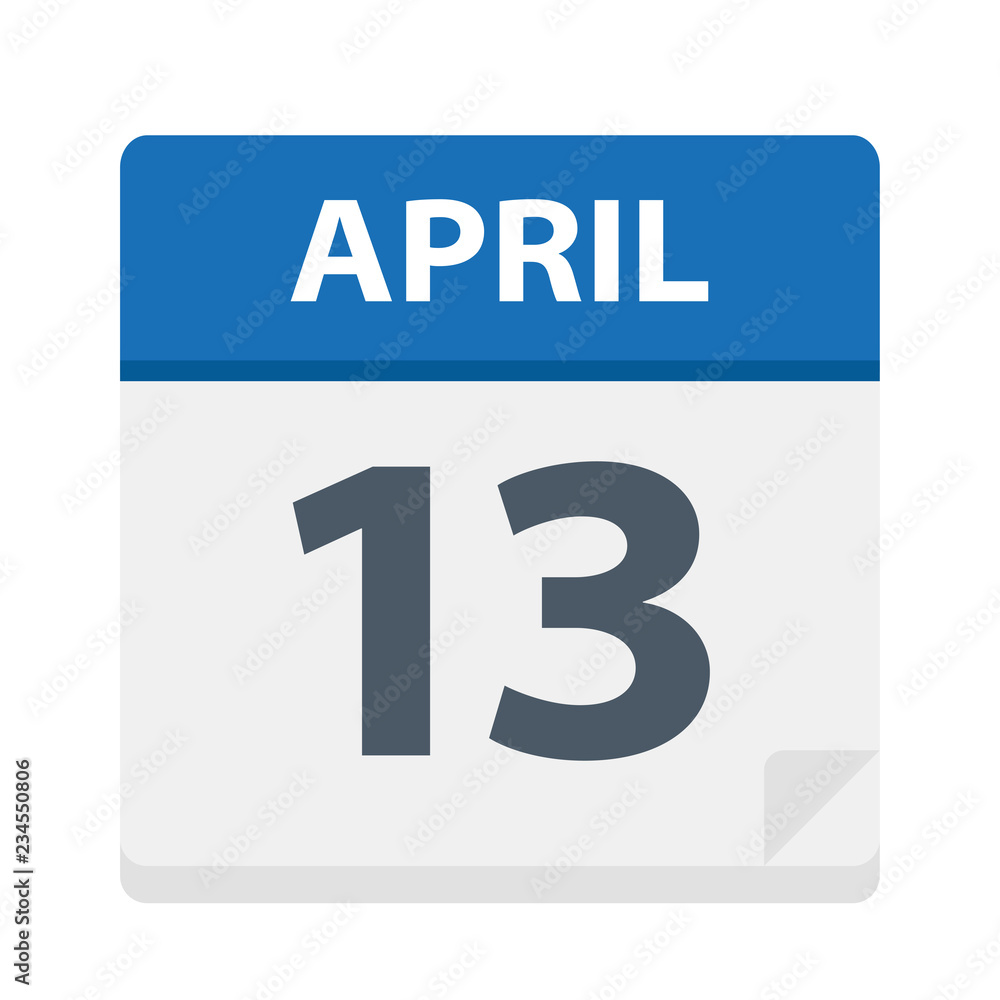 April 13 - Calendar Icon April 13 - Calendar Icon