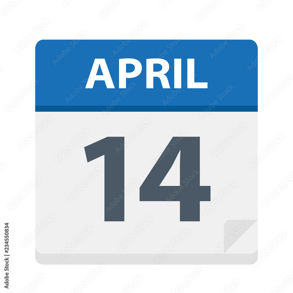April 14 - Calendar Icon April 14 - Calendar Icon