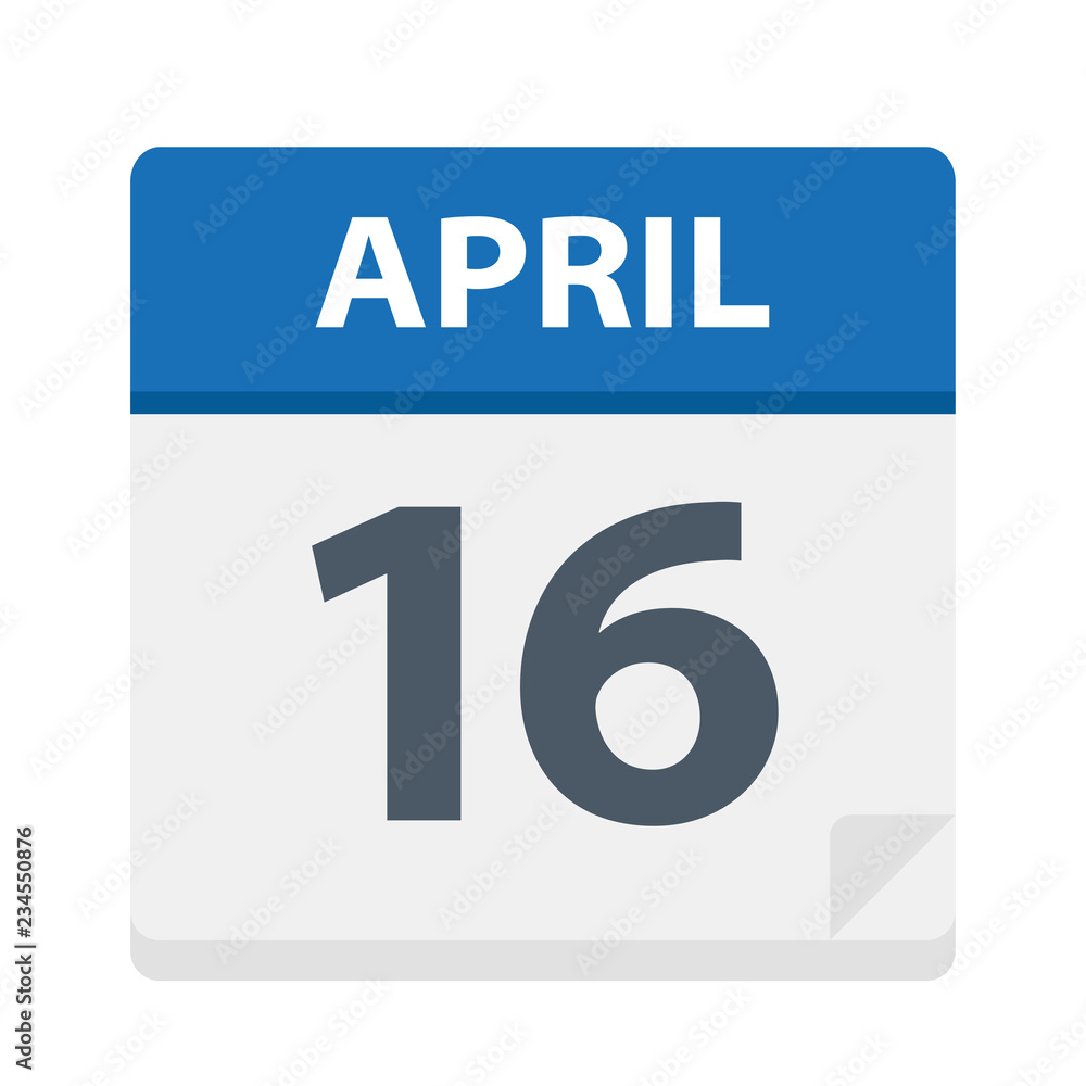 April 16 - Calendar Icon April 16 - Calendar Icon